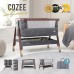 Приставная колыбель Tutti Bambini CoZee Luxe с колесами
