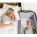 Приставная колыбель Tutti Bambini CoZee Luxe с колесами