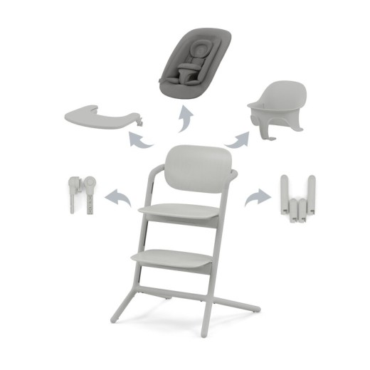 Стульчик Cybex LEMO 4-in-1 Set с мягким вкладышем